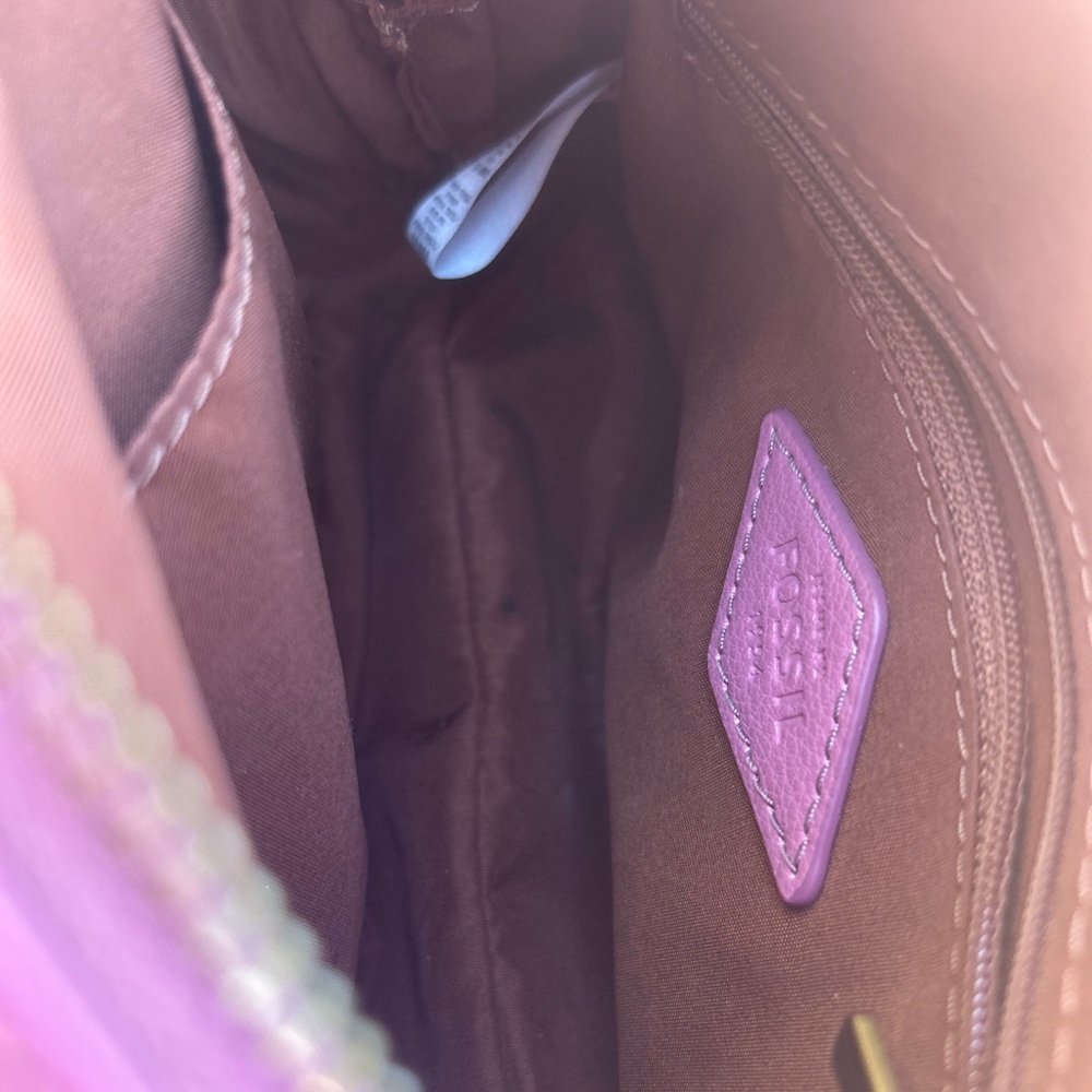 Fossil Pink Mini Satchel Bag - Picture 8 of 9